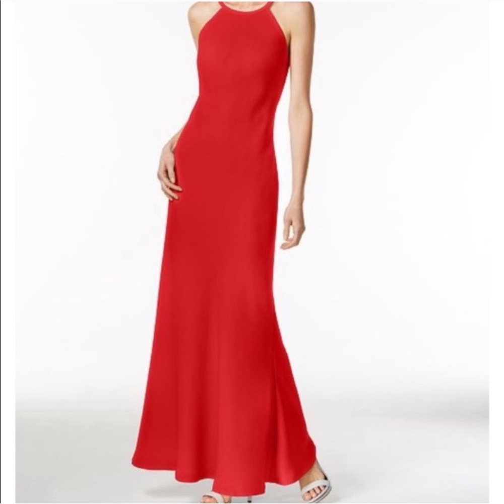 Calvin Klein halter neck dress